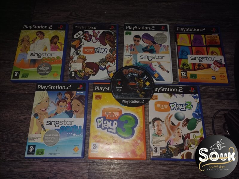 PlayStation 2 flachi et accessoires - سوق المغرب