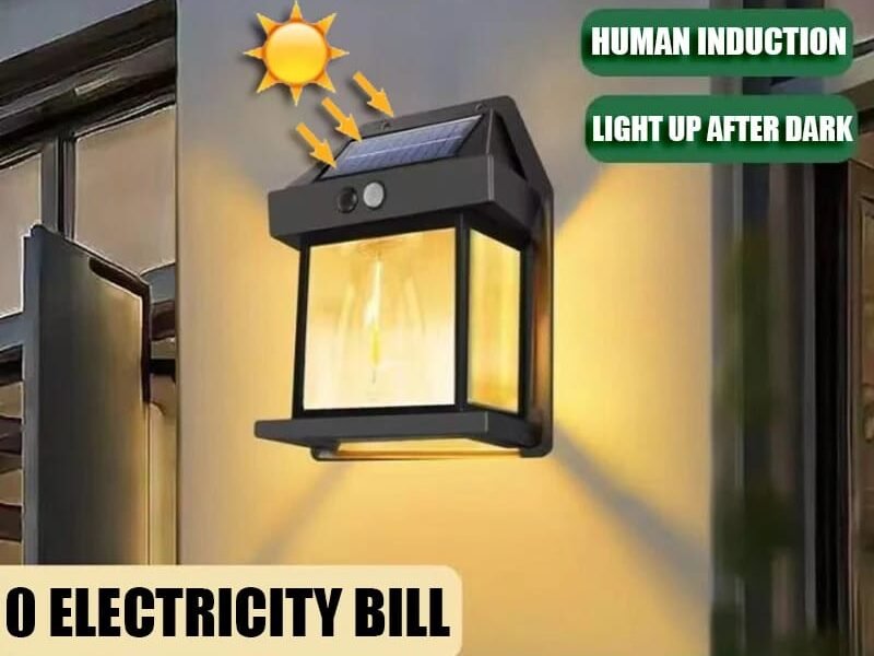 مصباح الجدار مصباح للطاقة الشمسية
