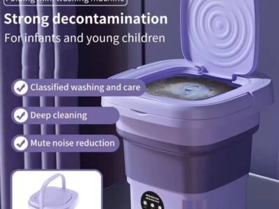 ✨ آلة غسيل محمولة وقابلة للطي